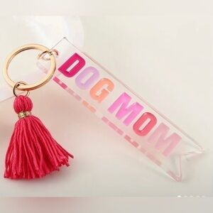 Dog Mom Acrylic Keychain/Purse/Bag Charm